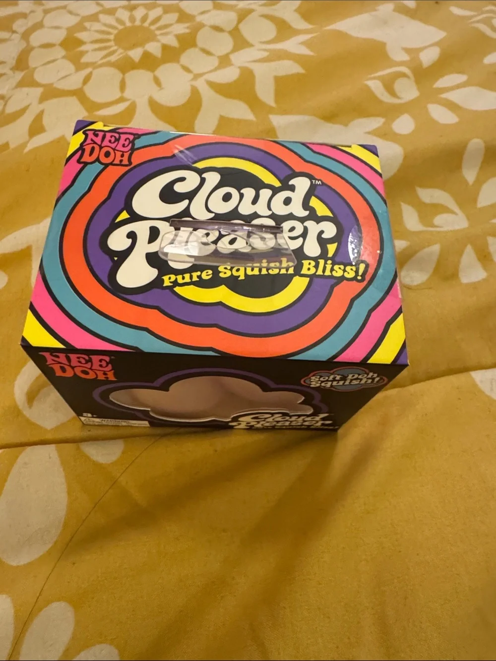 Nee Doh Cloud Pleaser Soft Doh Squish! Pink Stress Toy